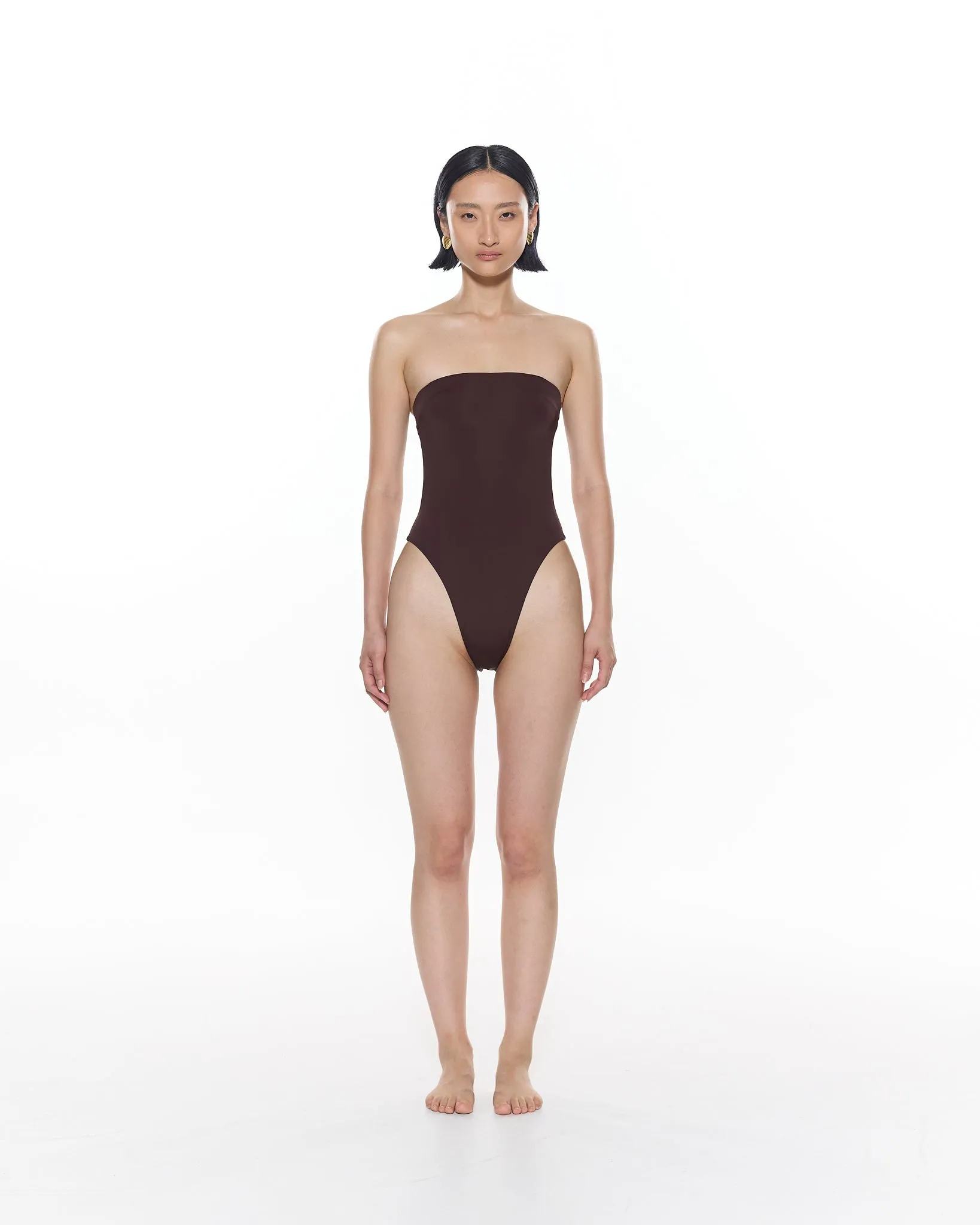 Aloe One Piece | Chocolate sold by MYRASWIM