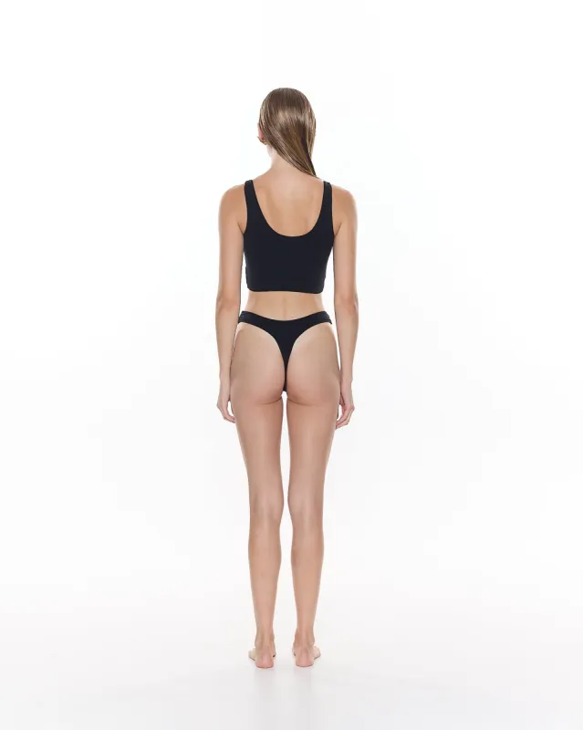 Ivana Bottom | Black sold by MYRASWIM