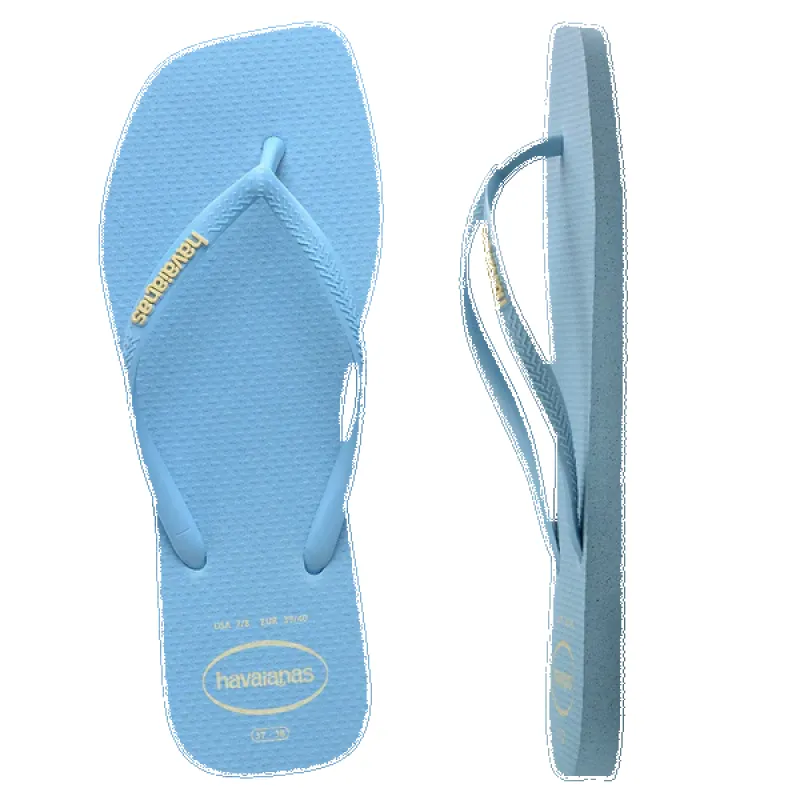 Havaianas - Slim Square Flip Flop Blue made by Havaianas