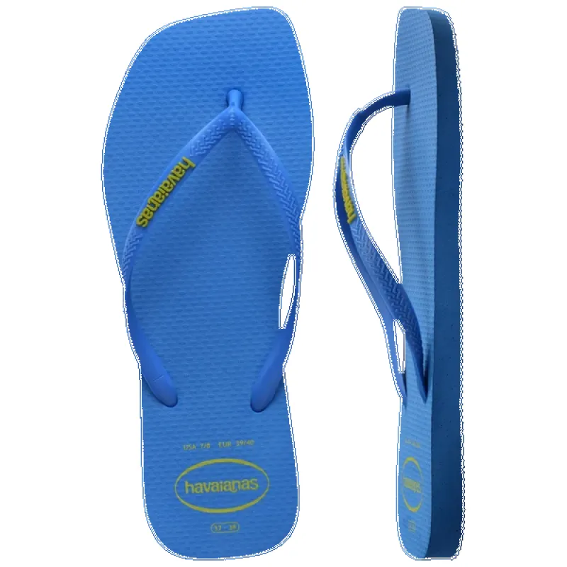 Havaianas - Slim Square Flip Flop Bright Blue made by Havaianas