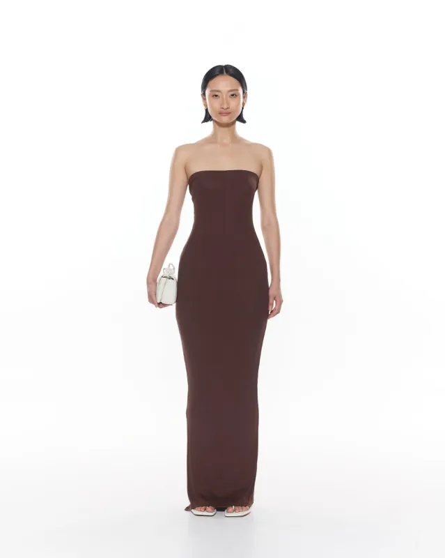 Koa Dress | Chocolate sold by MYRASWIM