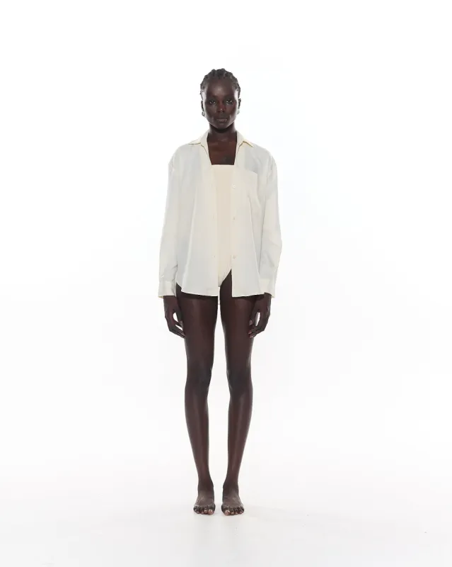River Shirt | Ivory sold by MYRASWIM