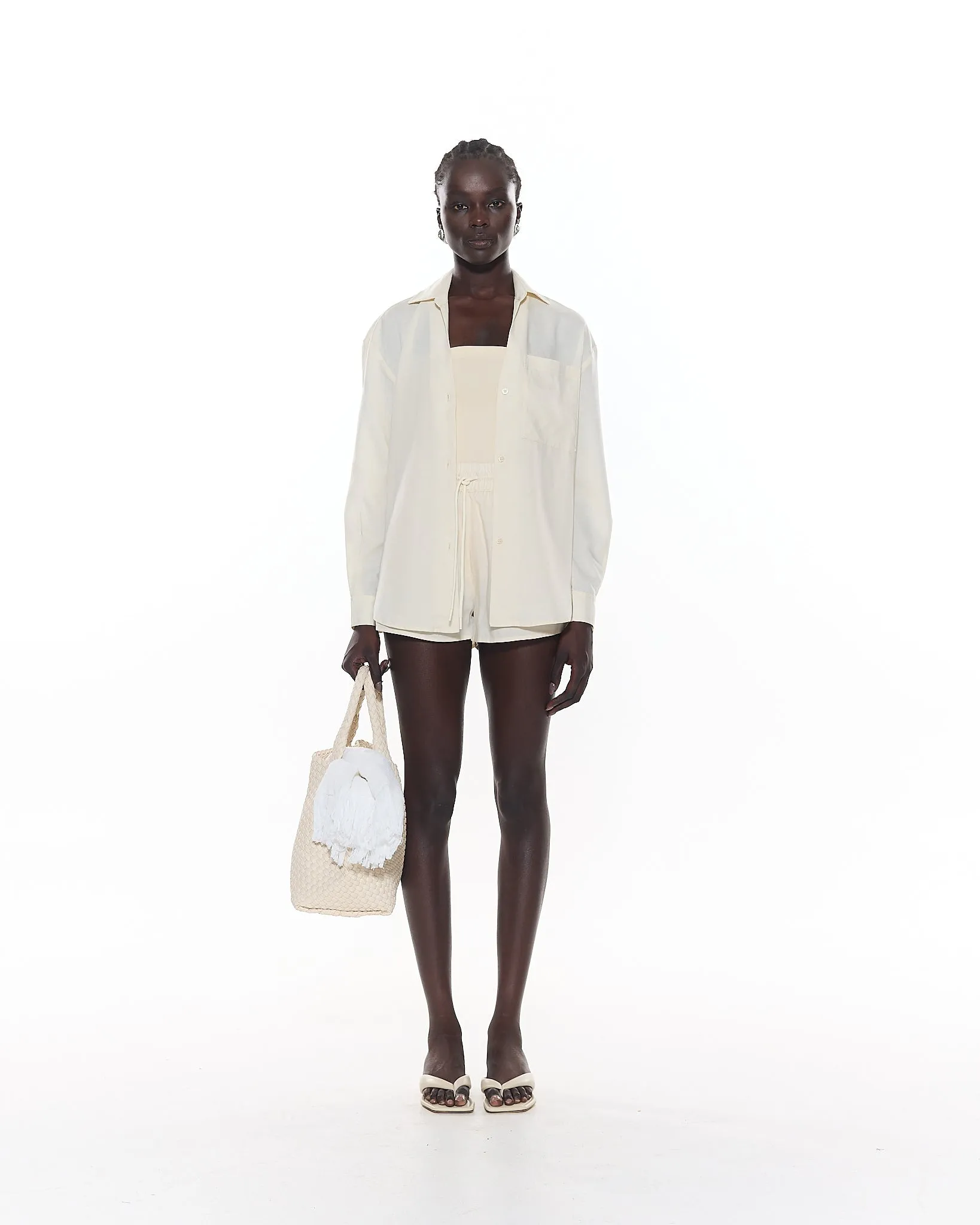 River Shirt | Ivory sold by MYRASWIM product image thumbnail 4
