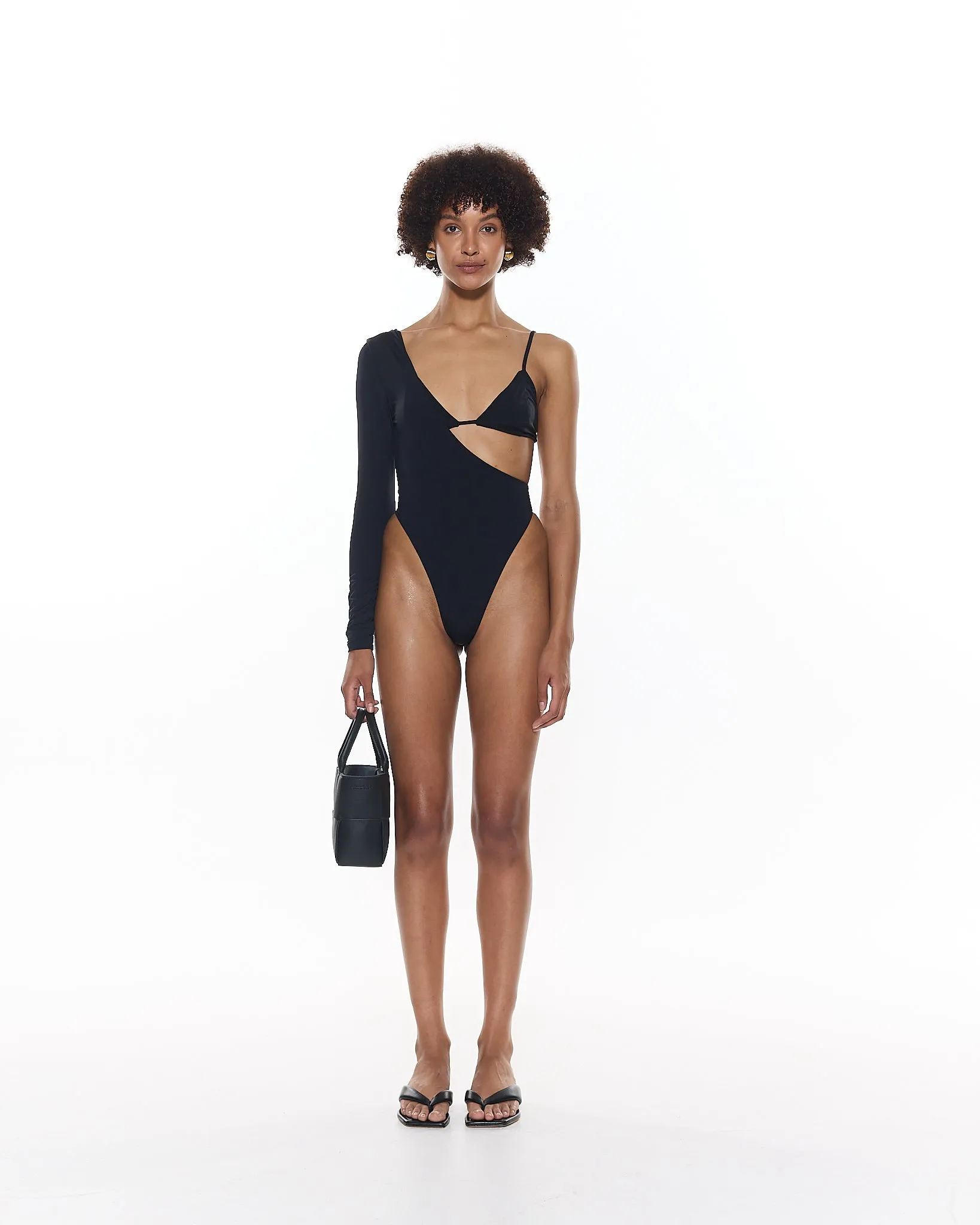 Peyton One Piece | Black sold by MYRASWIM