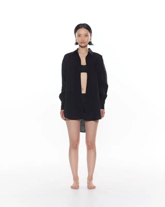 Cruz Shirt | Black sold by MYRASWIM