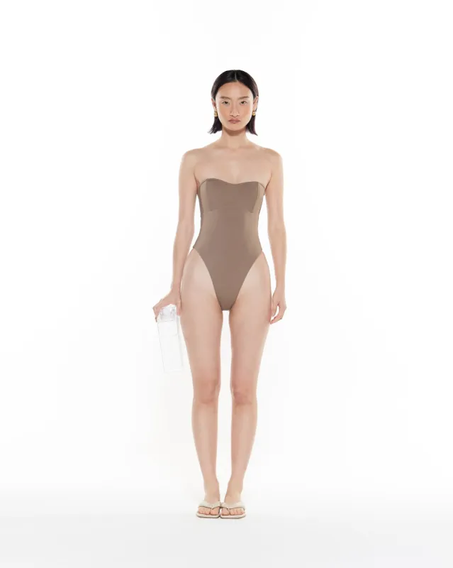 Otis One Piece | Taupe sold by MYRASWIM