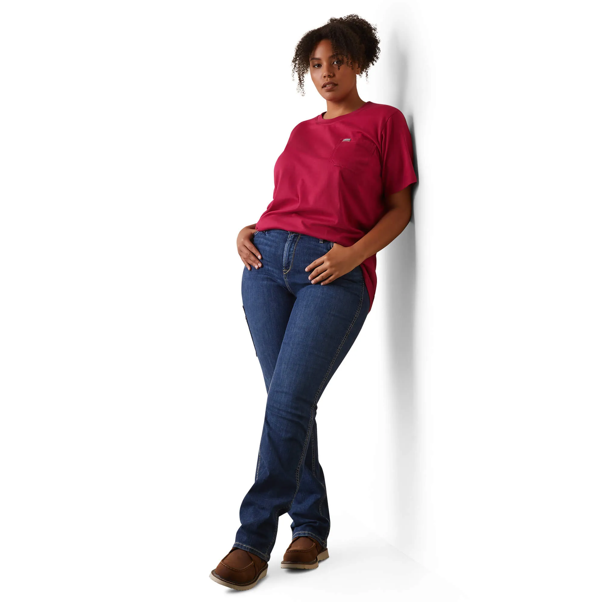 ARIAT WOMENS REBAR COTTON STRONG T-SHIRT sold by Bridle Path Tack Shop product image thumbnail 4