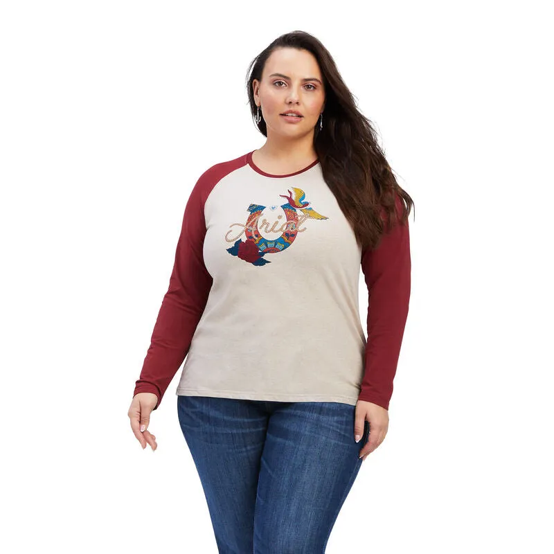 ARIAT WOMENS REAL ROPEY ROSE SHIRT sold by Bridle Path Tack Shop product image thumbnail 2