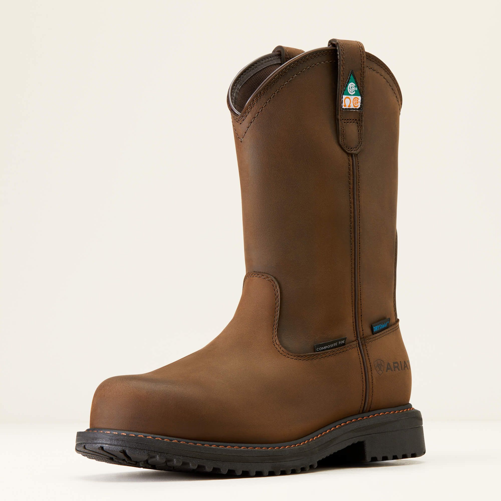 ARIAT MENS RIGTEK WATERPROOF COMPOSITE TOE WORK BOOT sold by Bridle Path Tack Shop