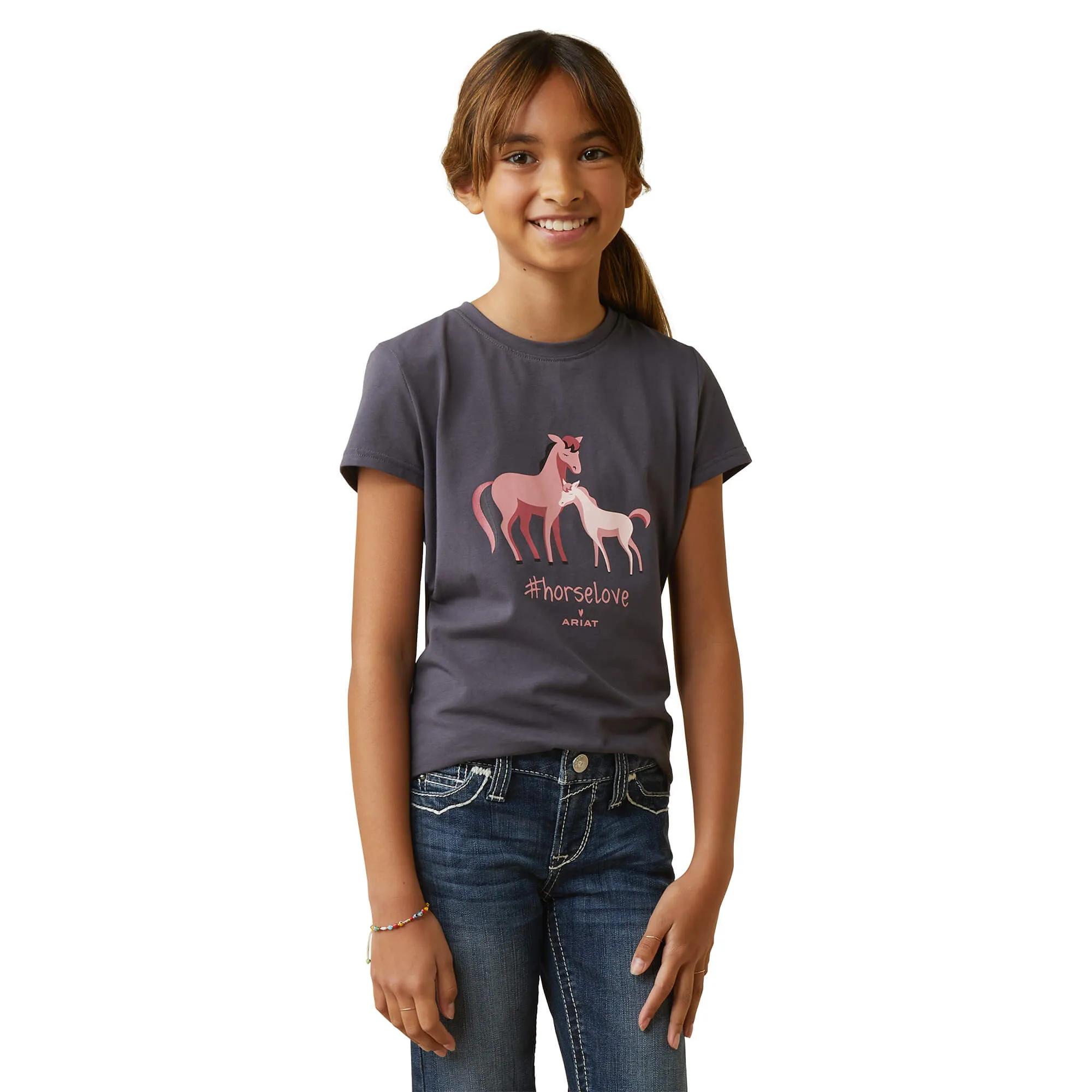 ARIAT GIRLS CUTENESS TEE - PERISCOPE sold by Bridle Path Tack Shop