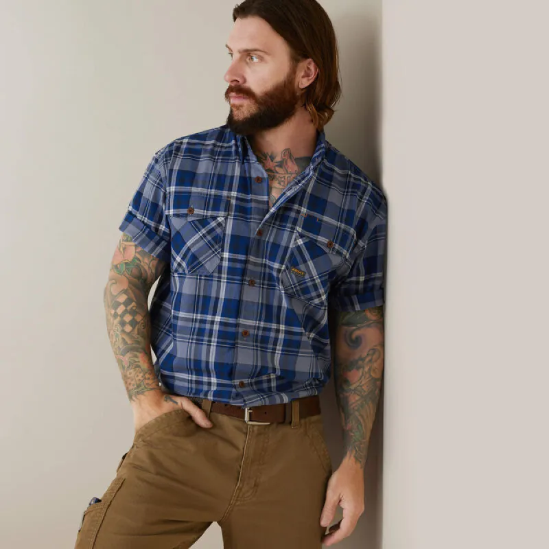 ARIAT MENS DURASTRETCH SHORT SLEEVE WORK SHIRT sold by Bridle Path Tack Shop