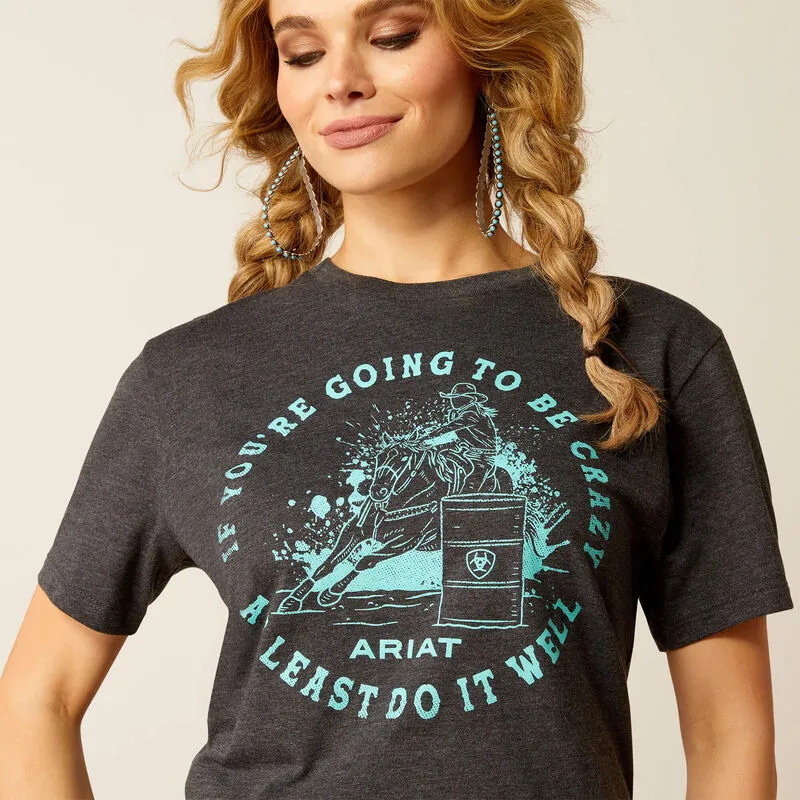 ARIAT WOMENS BARREL BEAUTY TEE SHIRT sold by Bridle Path Tack Shop