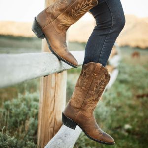ARIAT WOMENS HERITAGE R-TOE WESTERN BOOT sold by Bridle Path Tack Shop