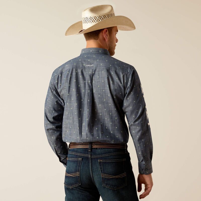 ARIAT MENS TEAM EVERETT CLASSIC FIT SHIRT sold by Bridle Path Tack Shop product image thumbnail 2