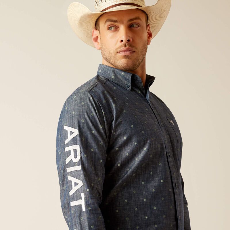 ARIAT MENS TEAM EVERETT CLASSIC FIT SHIRT sold by Bridle Path Tack Shop product image thumbnail 4