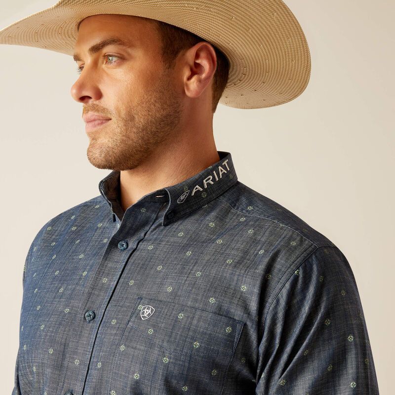ARIAT MENS TEAM EVERETT CLASSIC FIT SHIRT sold by Bridle Path Tack Shop product image thumbnail 3