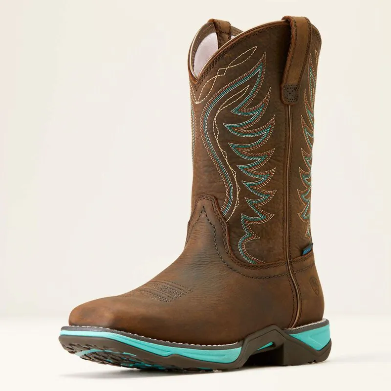 ARIAT WOMENS ANTHEM WATERPROOF WESTERN BOOT - DARK ROAST sold by Bridle Path Tack Shop