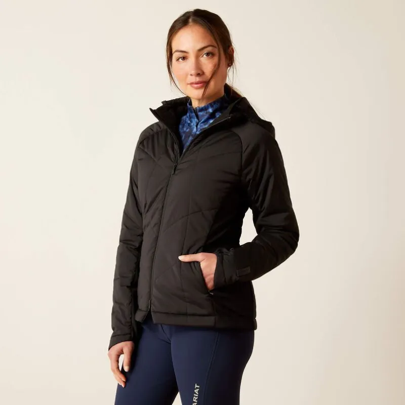 ARIAT WOMENS ZONAL INSULATED JACKET - BLACK sold by Bridle Path Tack Shop
