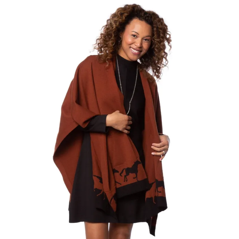 KERRITS EQL WILD HORSE WRAP SWEATER (CLEARANCE) sold by Bridle Path Tack Shop