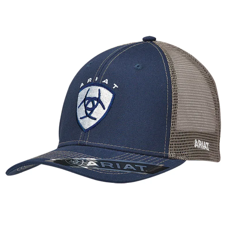 ARIAT MENS MESH NAVY BALL CAP sold by Bridle Path Tack Shop