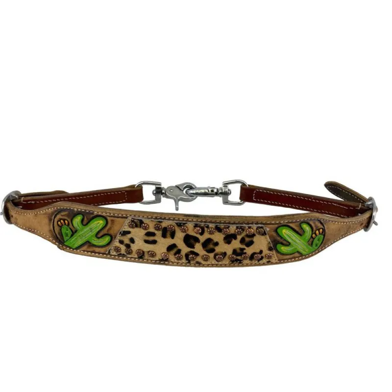 WITHER STRAP WITH PAINTED CACTUS DESIGN sold by Bridle Path Tack Shop