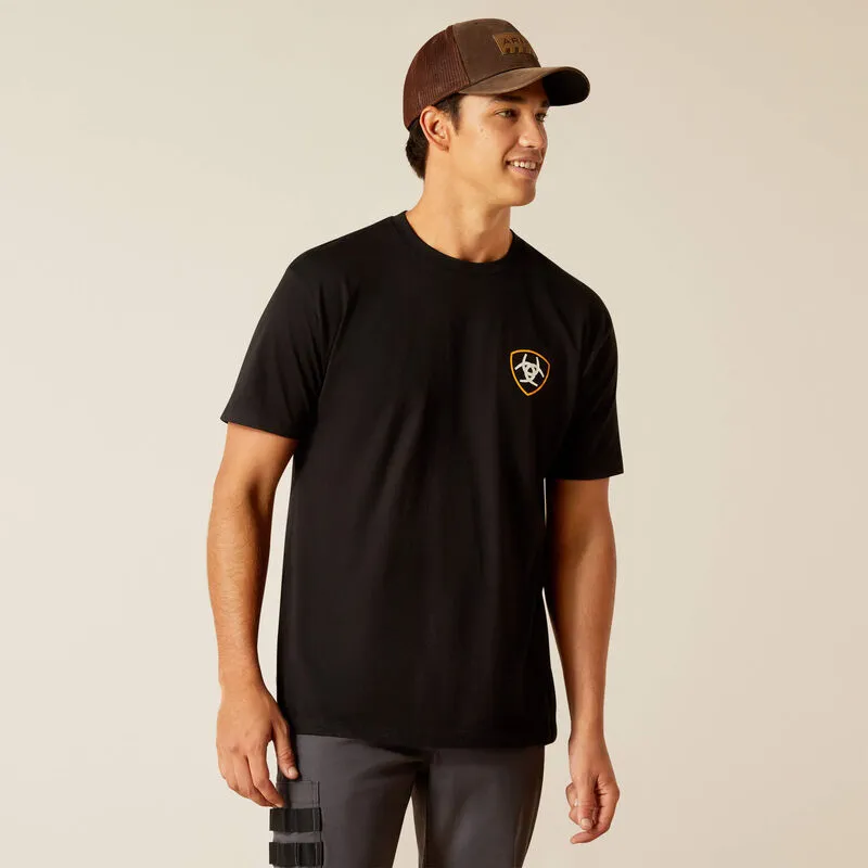 ARIAT MENS DMND MOUNTAIN TEE SHIRT sold by Bridle Path Tack Shop product image thumbnail 2