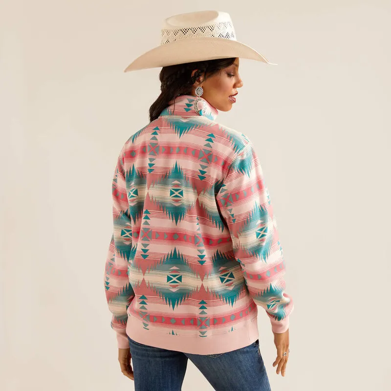 ARIAT WOMENS RANGER 1/2 ZIP SWEATSHIRT sold by Bridle Path Tack Shop product image thumbnail 2
