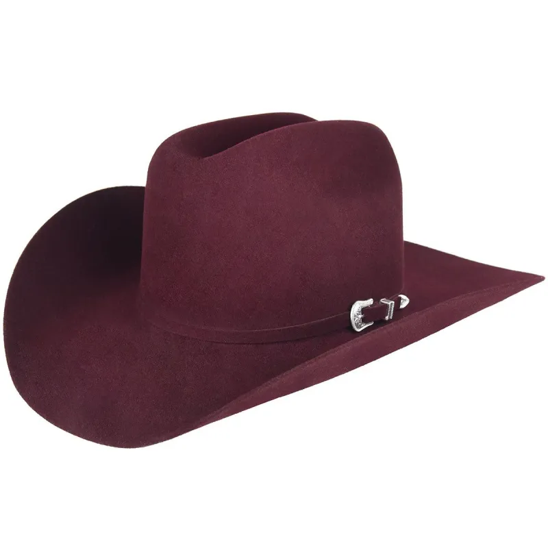 BAILEY LIGHTNING 4X COWBOY HAT - PORT sold by Bridle Path Tack Shop