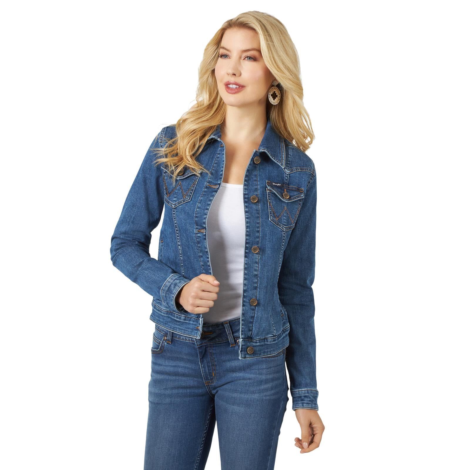 WRANGLER WESTERN FASHION JEAN JACKET sold by Bridle Path Tack Shop