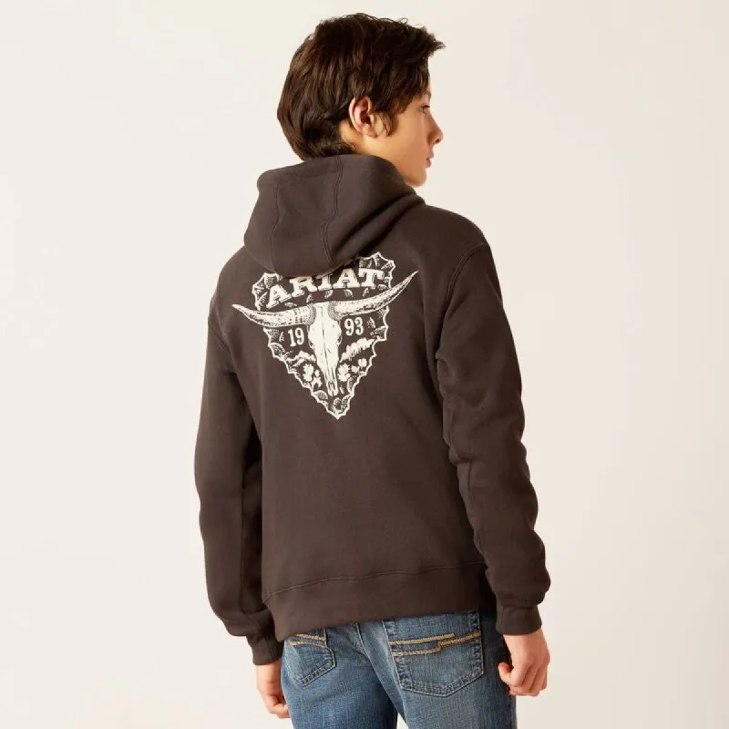 ARIAT BOYS ARROWHEAD 2.0 HOODIE - PHANTOM sold by Bridle Path Tack Shop