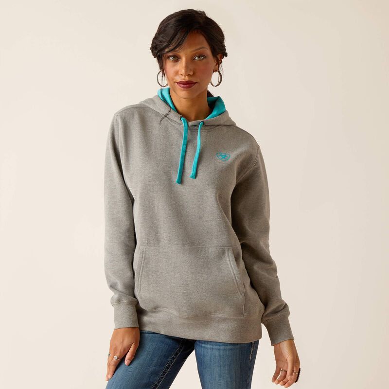 ARIAT WOMENS EQUIPMENT HOODIE sold by Bridle Path Tack Shop product image thumbnail 2