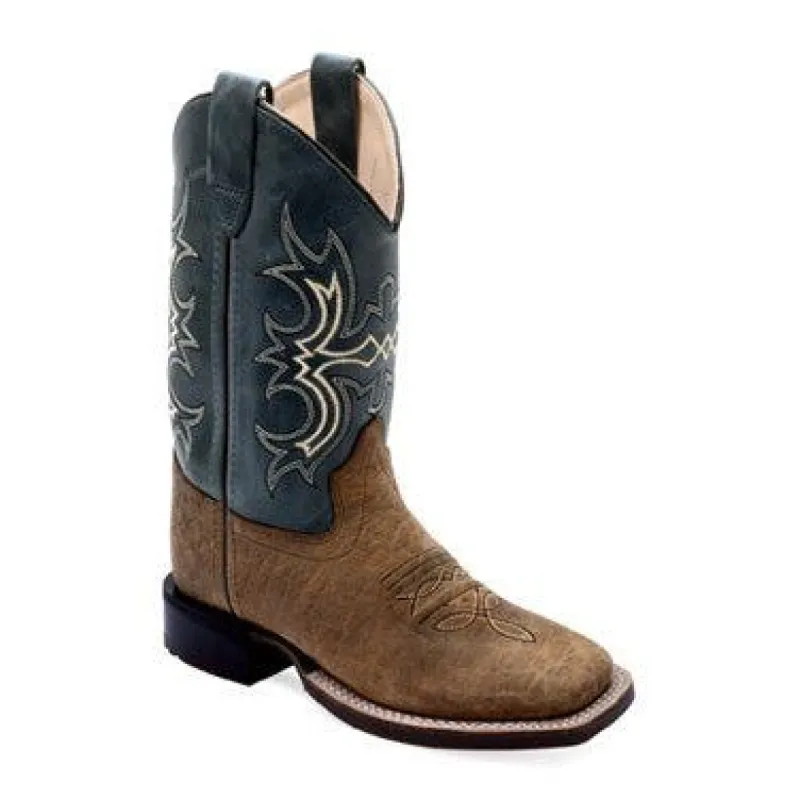 OLD WEST YOUTH SQUARE TOE WESTERN BOOT sold by Bridle Path Tack Shop
