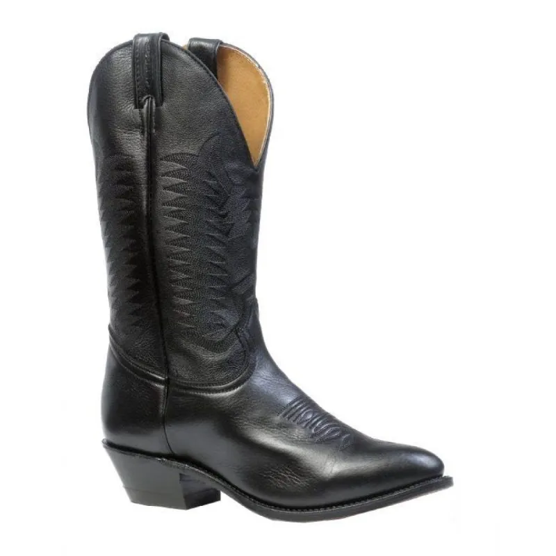 BOULET MENS WESTERN BOOT - BLACK sold by Bridle Path Tack Shop