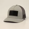 ARIAT MENS SNAP BACK RETANGLE PATCH LOGO GREY BALL CAP sold by Bridle Path Tack Shop