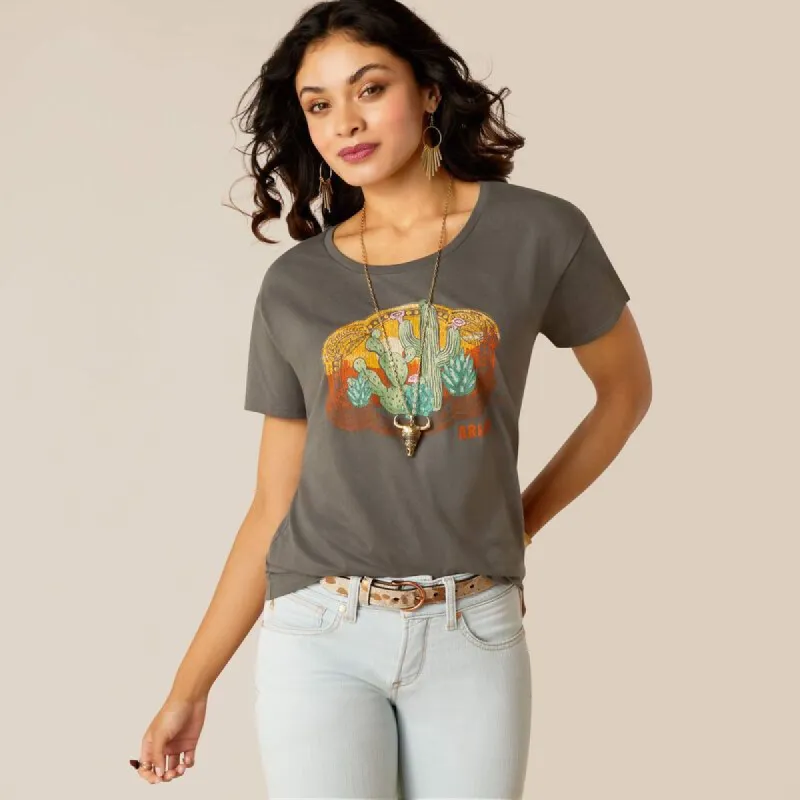 ARIAT WOMENS BUCKLE UP TEE SHIRT sold by Bridle Path Tack Shop