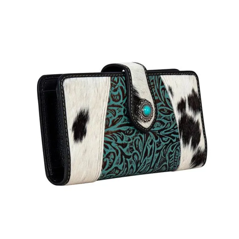 MYRA DELILAH CREEK HAND TOOLED CLUTCH WALLET sold by Bridle Path Tack Shop
