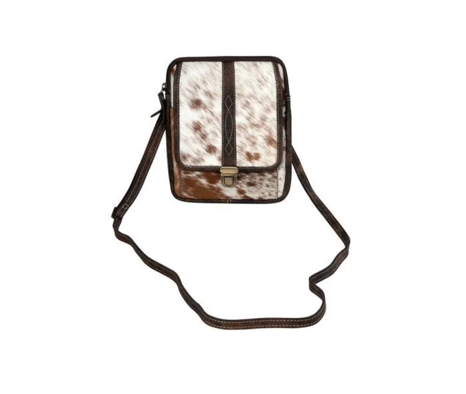 MYRA SANTA MESA MINI LEATHER HAIRON BAG sold by Bridle Path Tack Shop