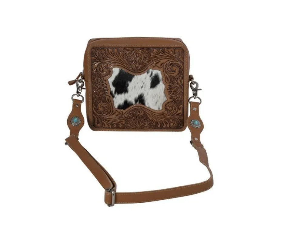 MYRA DAKOTA HIGHLANDS HAND TOOLED BAG sold by Bridle Path Tack Shop