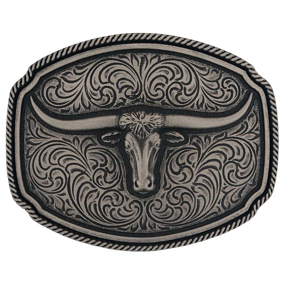MONTANA ATTITUDE BUCKLE - LONGHORN SOUL sold by Bridle Path Tack Shop