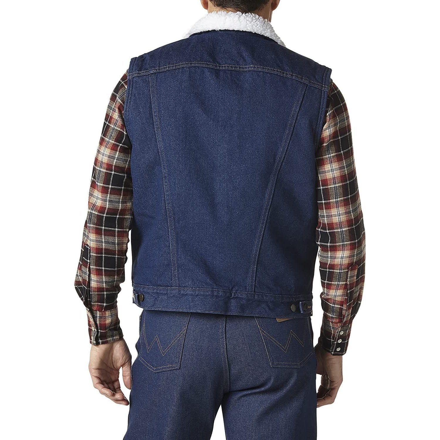 WRANGLER MENS SHERPA LINED DENIM JACKET sold by Bridle Path Tack Shop product image thumbnail 2