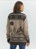WRANGLER WOMENS RETRO DESERT CARDIGAN IN CHOCOLATE sold by Bridle Path Tack Shop