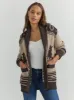 WRANGLER WOMENS RETRO DESERT CARDIGAN IN CHOCOLATE sold by Bridle Path Tack Shop