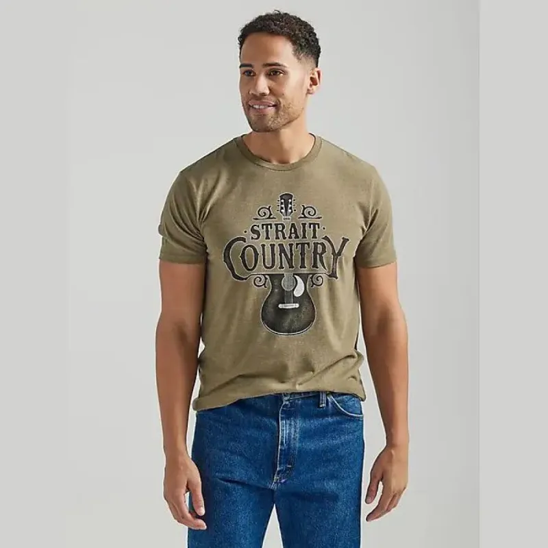 WRANGLER MENS GEORGE STRAIGHT GUITAR TEE SHIRT sold by Bridle Path Tack Shop