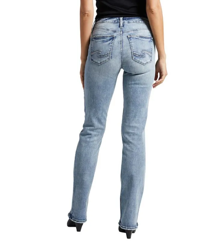 CLEARANCE SILVER WOMENS SUKI SLIM BOOT - LIGHT DENIM sold by Bridle Path Tack Shop