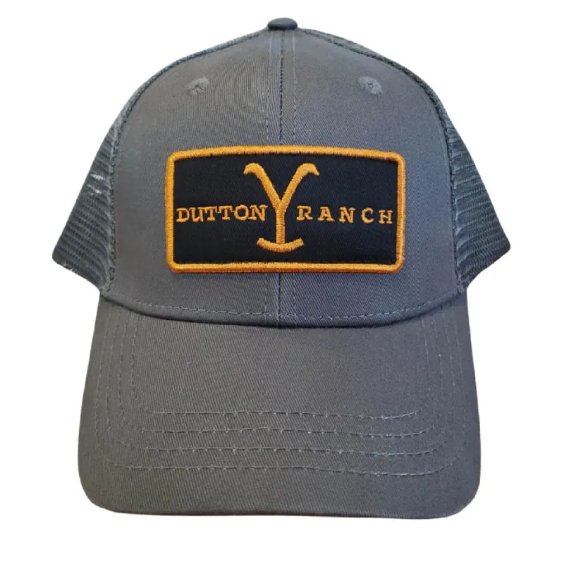 YELLOWSTONE BALL CAP - GREY YELLOWSTONE sold by Bridle Path Tack Shop