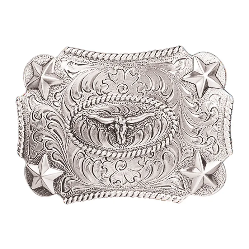 NOCONA BOYS LONGHORN BELT BUCKLE sold by Bridle Path Tack Shop