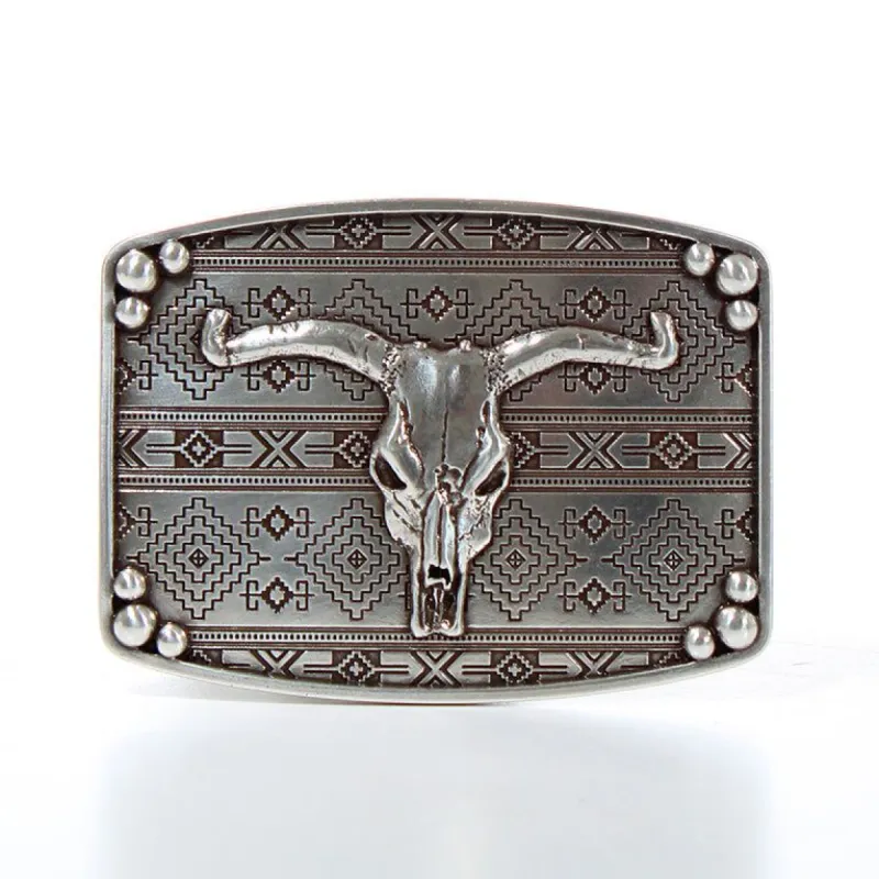 NOCONA SKULL HEAD BUCKLE sold by Bridle Path Tack Shop