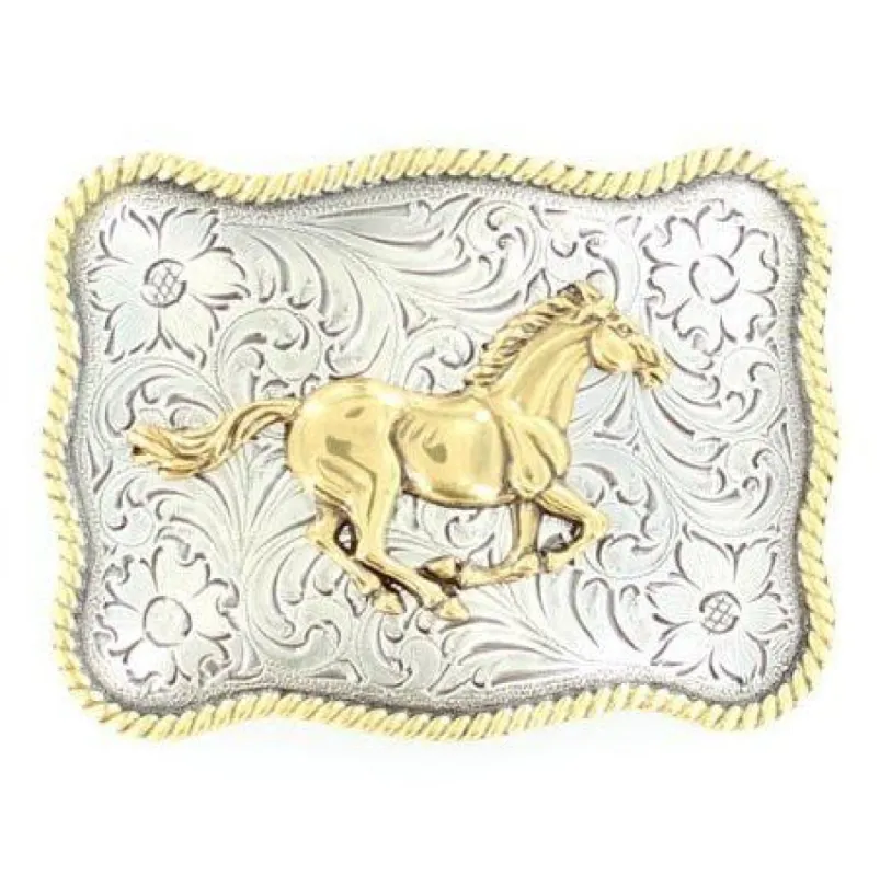 NOCONA RUNNING HORSE BUCKLE sold by Bridle Path Tack Shop