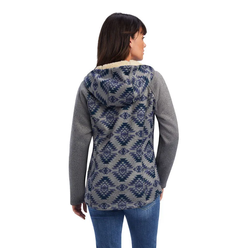 ARIAT WOMENS REAL MACCALL FULL ZIP SWEATER sold by Bridle Path Tack Shop product image thumbnail 2