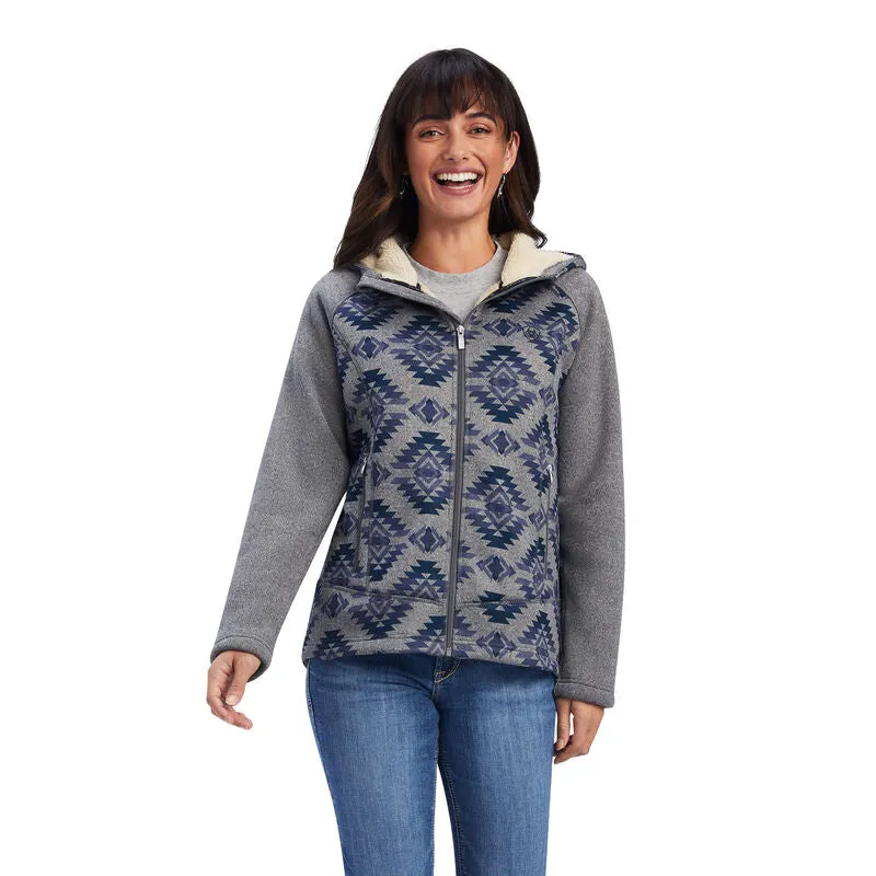 ARIAT WOMENS REAL MACCALL FULL ZIP SWEATER sold by Bridle Path Tack Shop